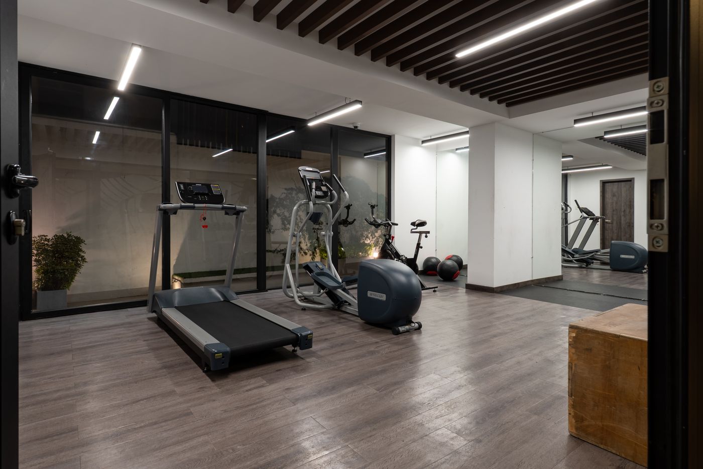 Final photo: Gym with cardio machines and weights
