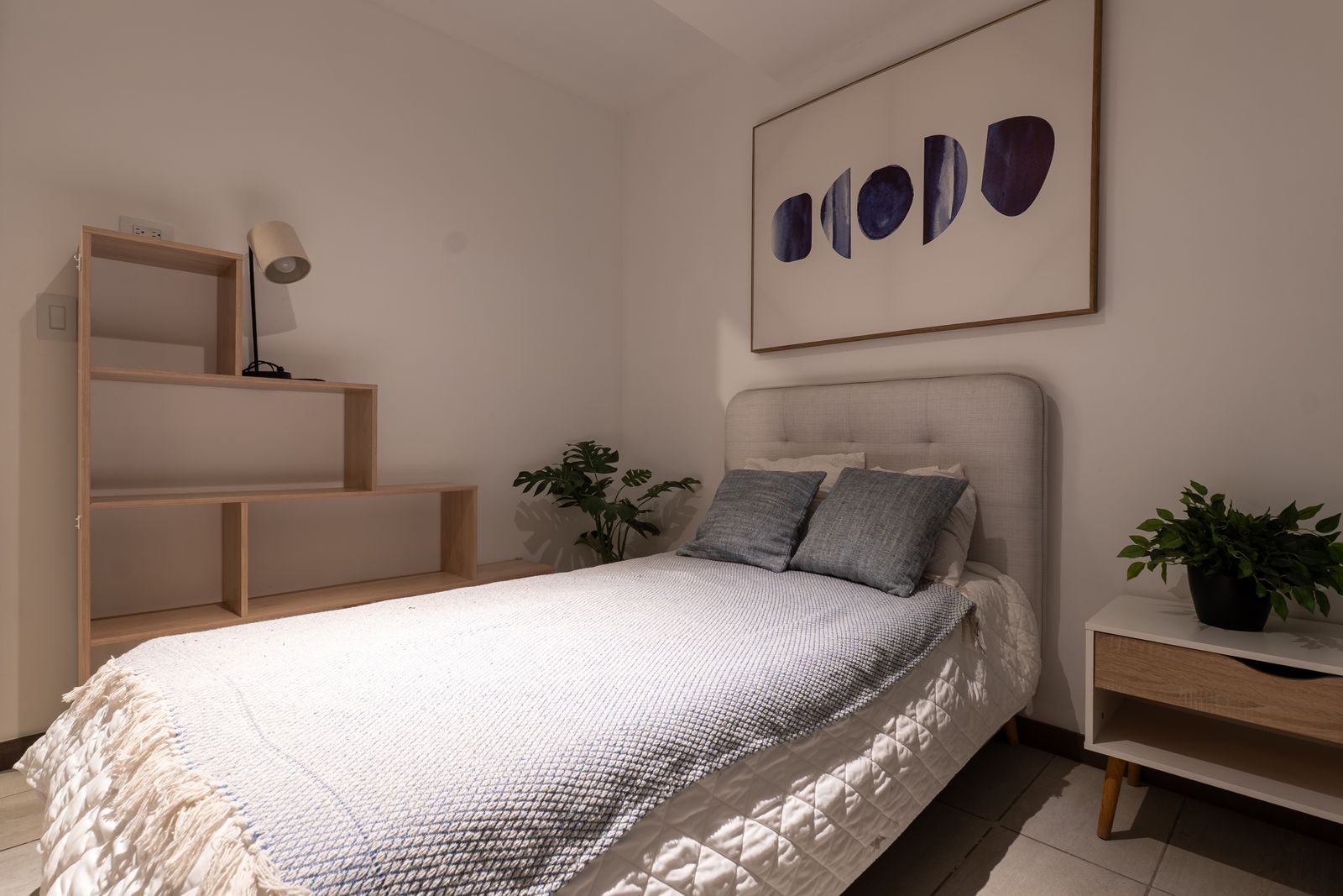 Second bedroom with shelving